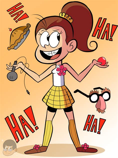 [5] She is depicted as the comedian of the house, with most. . Luan loud deviantart